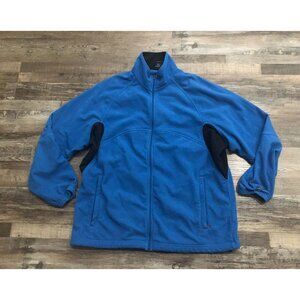 Nike Therma Fit Mens Blue Full Zip Fleece Jacket